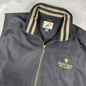 Cutter &‎ Buck Royal Oaks Country Club Golf Vest Mens Black Medium